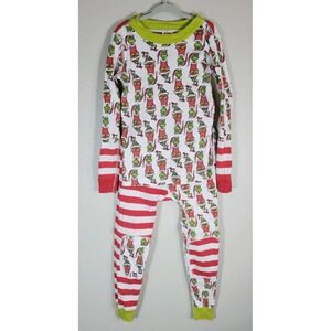Hanna‎ Andersson Dr. Seuss Grinch Pajama Set Size 5 Organic Cotton Holiday